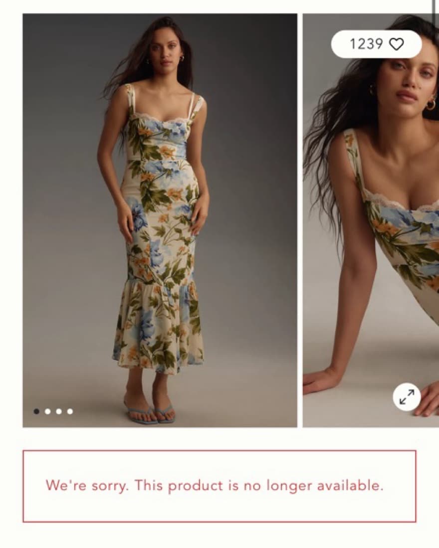 Reformation Erisa Floral Trumpet Dress  - Image 1