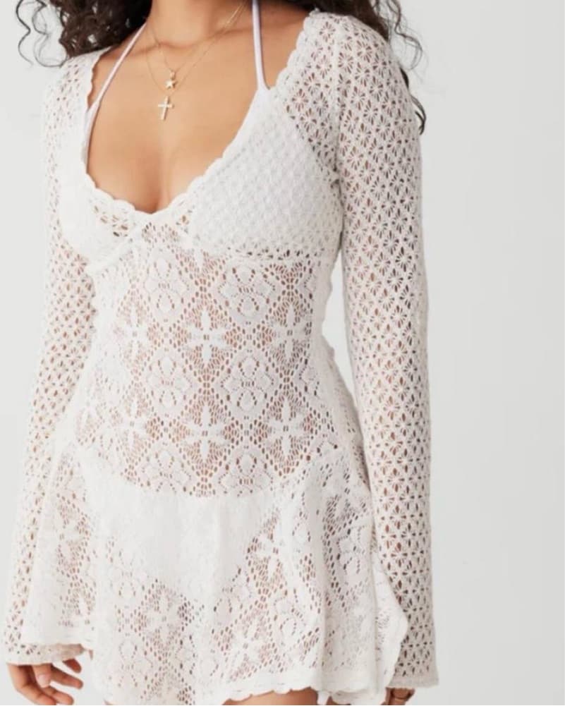 Frankies Bikinis Belle Crochet Dress  - Image 2
