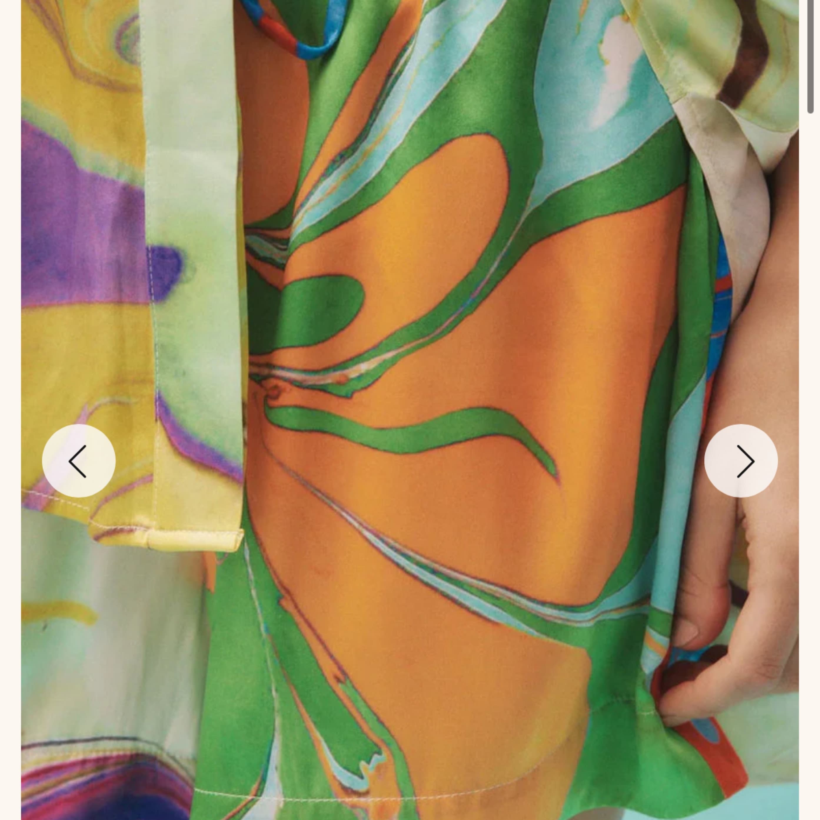 Alemais Luca Graphic-print Silk Shorts  - Image 3