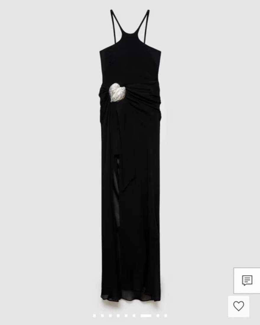 Elegant High Slit Halter Dress - Image 2