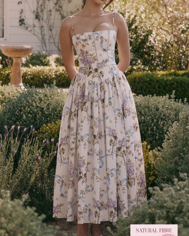 House Of CB YSABELLA White Floral Dress - Image 1