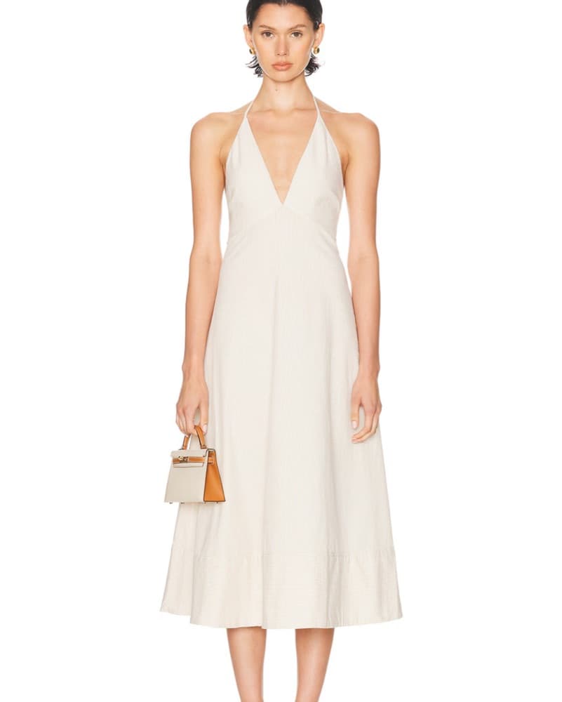 Emi Midi Dress- Seersucker L'Academie - Image 6