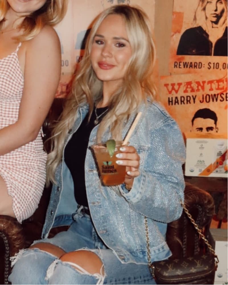 Rhinetsone Denim Jacket Zara - Image 2