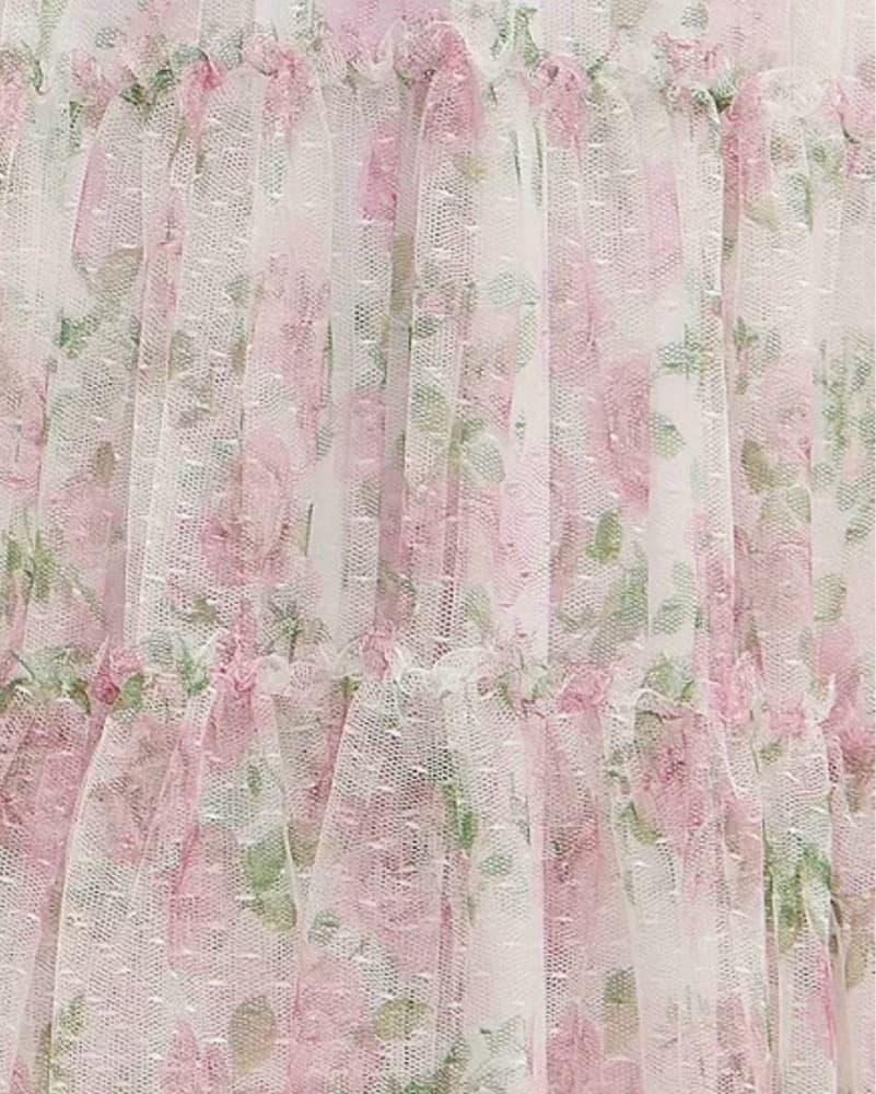 Sweet Heart Midi Floral Dress - Image 4