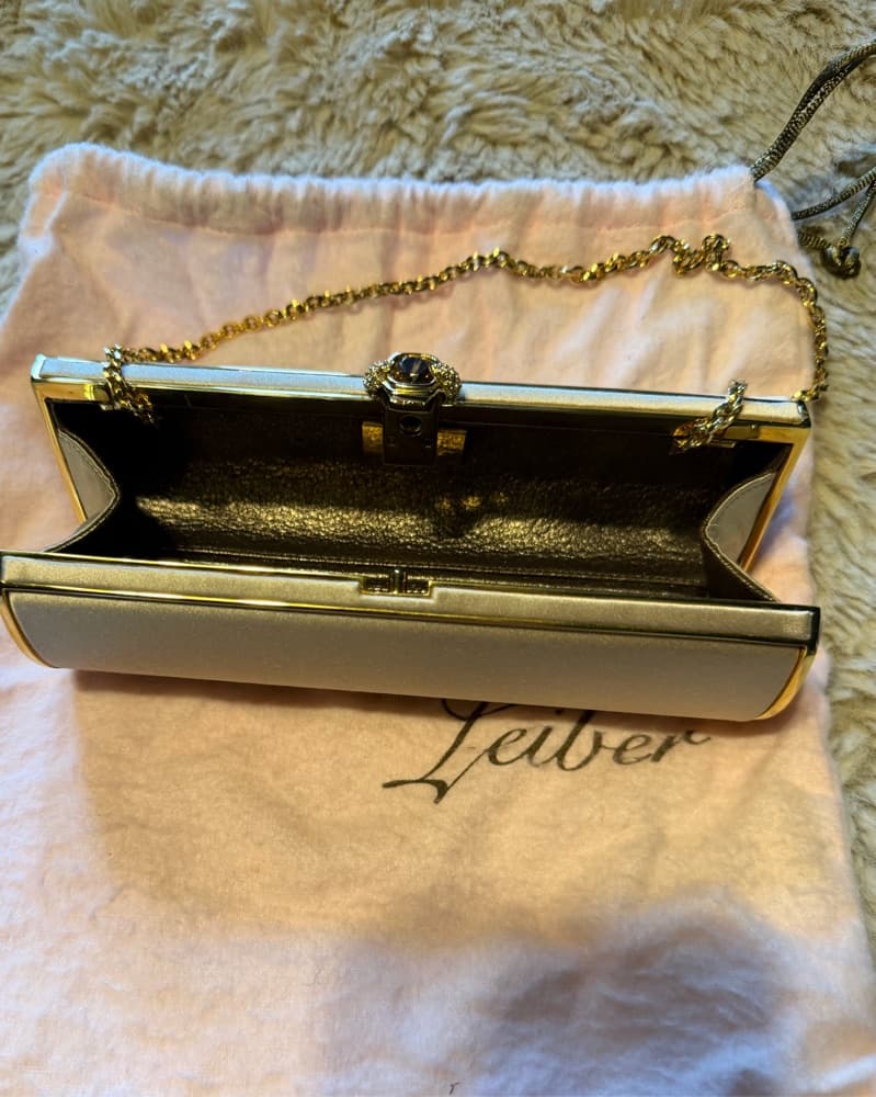 Bespoke Judith Leiber Silk Clutch - Image 4