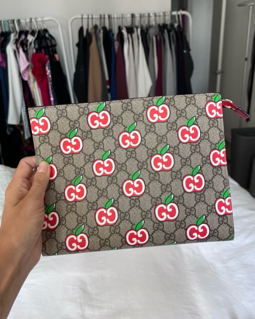 Gucci Apple Cosmetic Pouch - Image 1