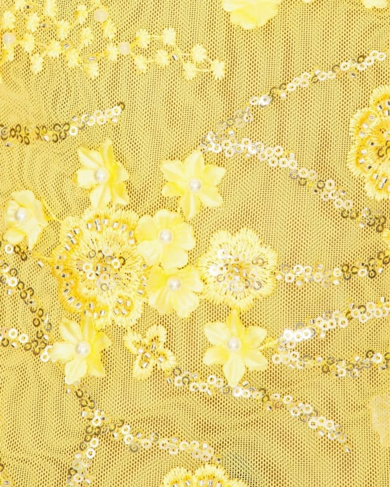 Jaded London Yellow Sequin Dress - Image 5