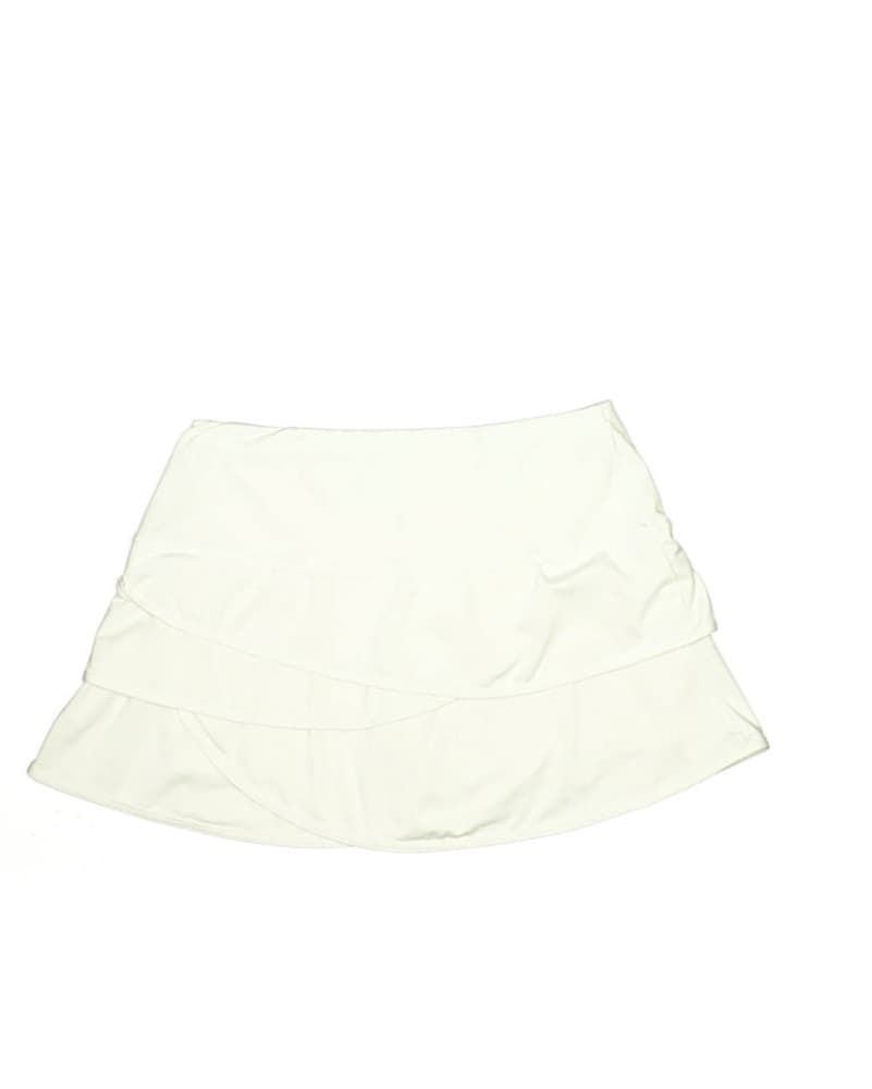 Tennis Mini Skort Scallop Layered Skirt - Image 1
