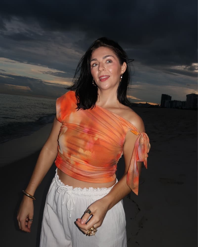 Vibrant Sunset Top - Image 1