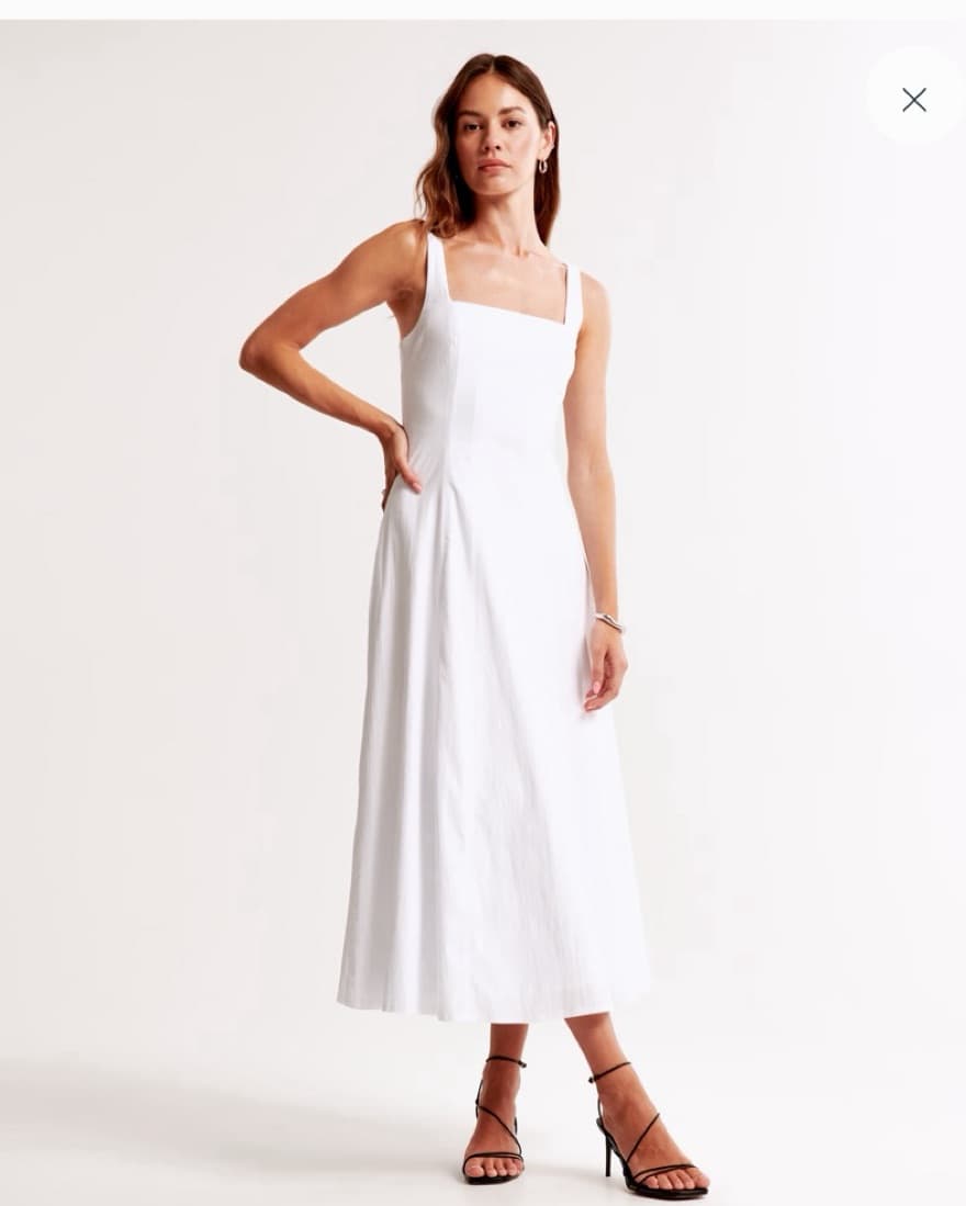 Abercrombie Fit & Flare Midi Dress - Image 1