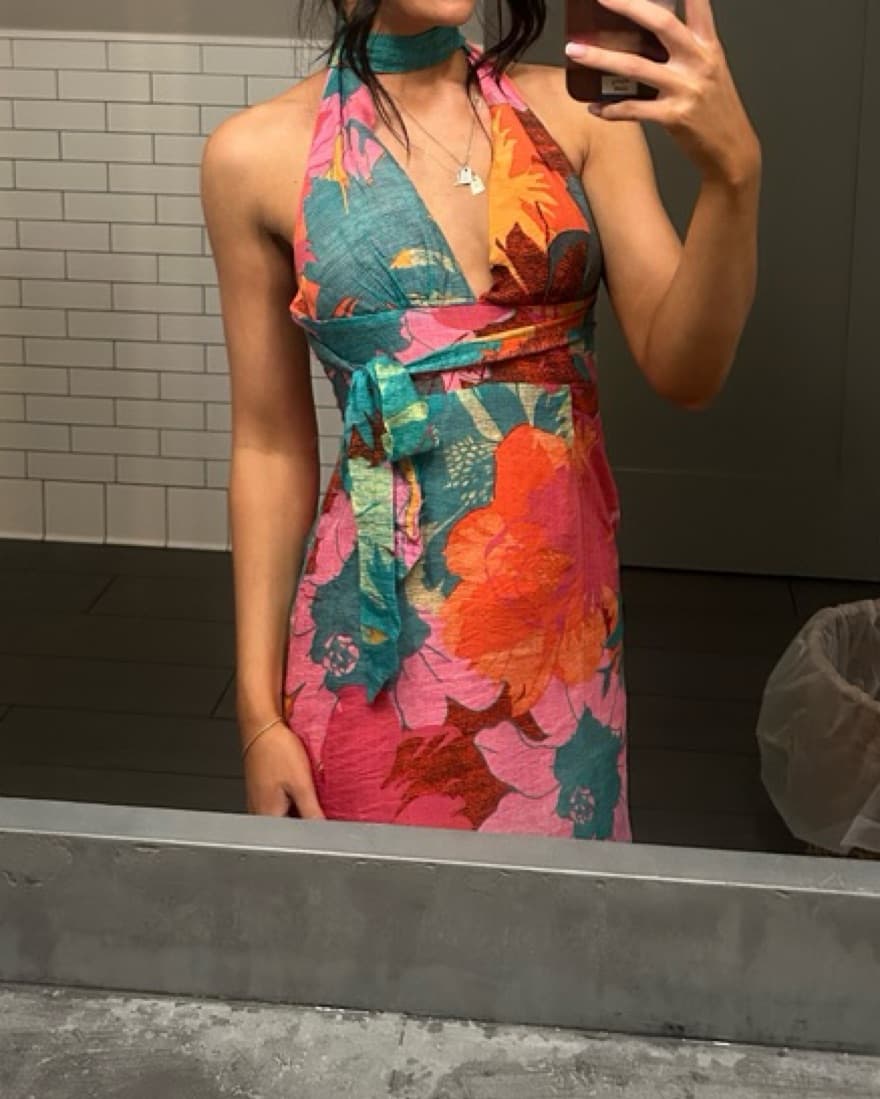 Selfie Leslie Halter Maxi Dress - Image 3