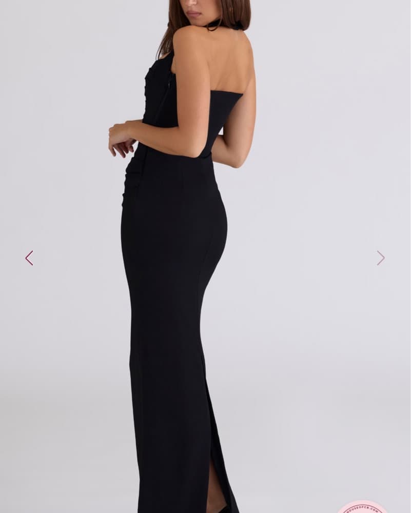 Black Sahar House of CB Sculpting Dress - Image 3