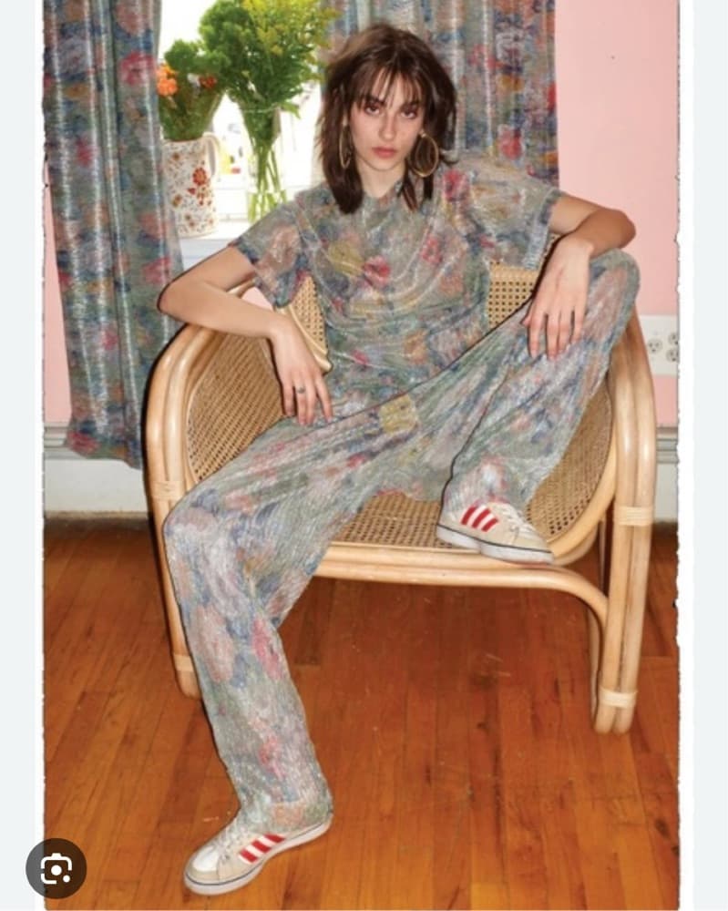 PANTS - Mia Vesper Monet Plisse Pants  - Image 3