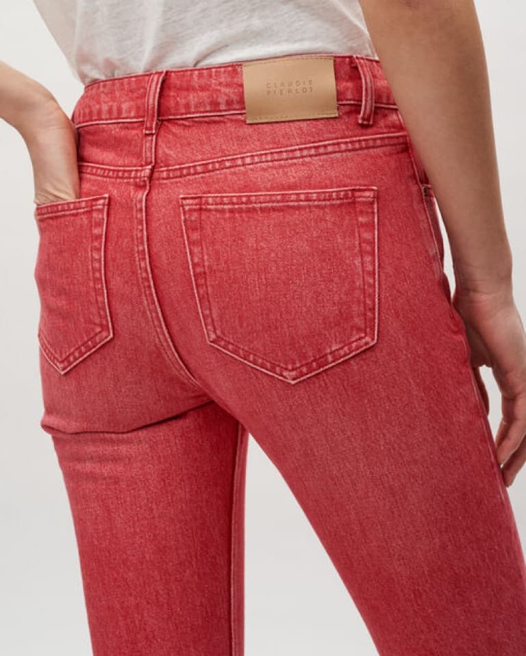 Claudie Pierlot Red Jeans - Image 1