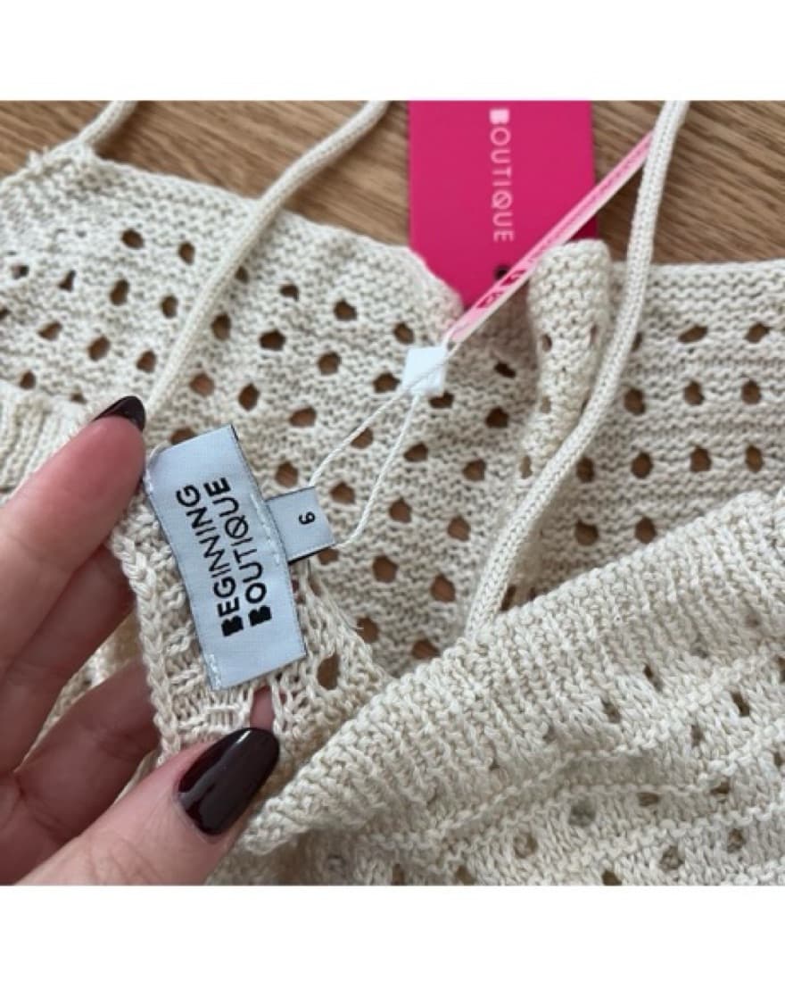 Beginning Botique Crochet Dress Or Cover - Image 2