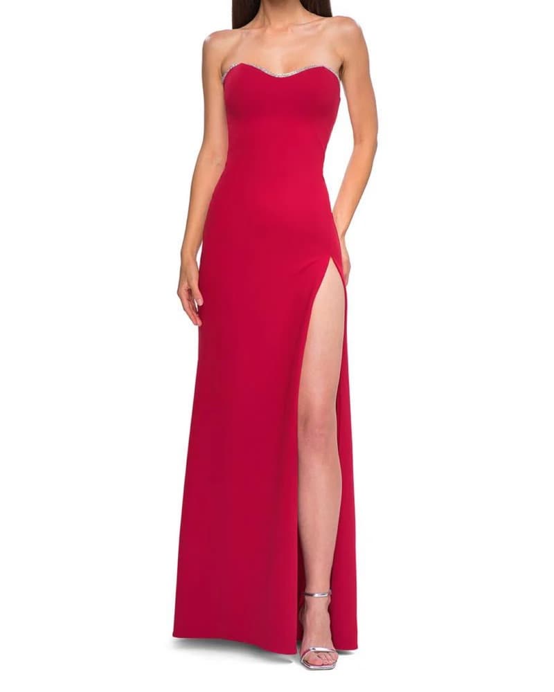 Stunning Red Glam Gown - Image 1