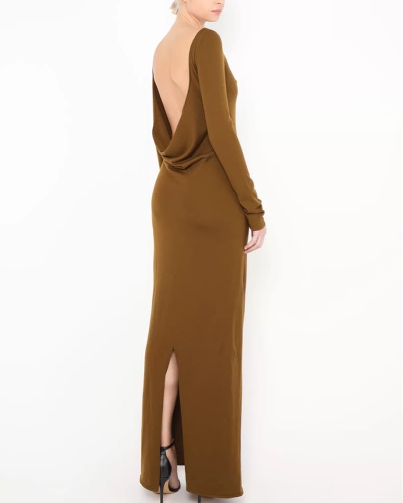 Vintage Khaite Open Back Dress - Image 1