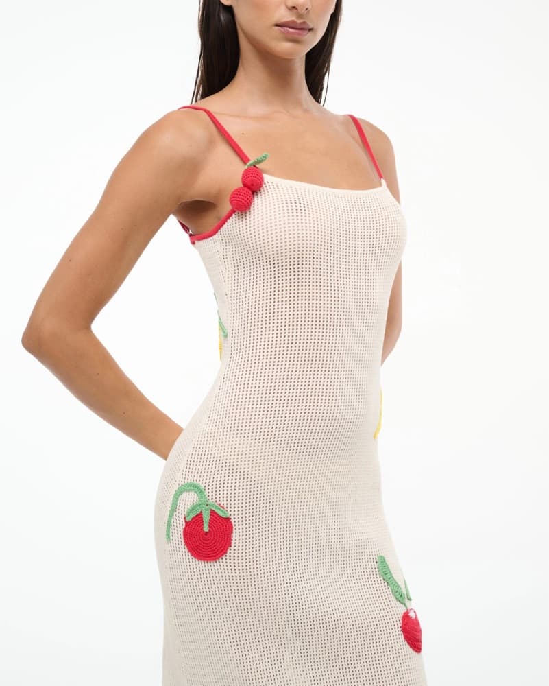 Staud Adeline Crochet Coverup Dress - Image 4