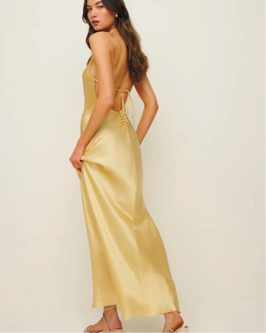 Reformation Silk Dress - Image 2