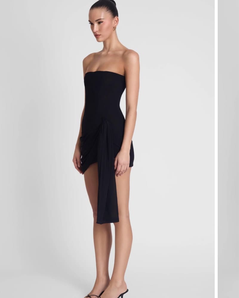 LEAU Black Corset Mini dress - Image 3