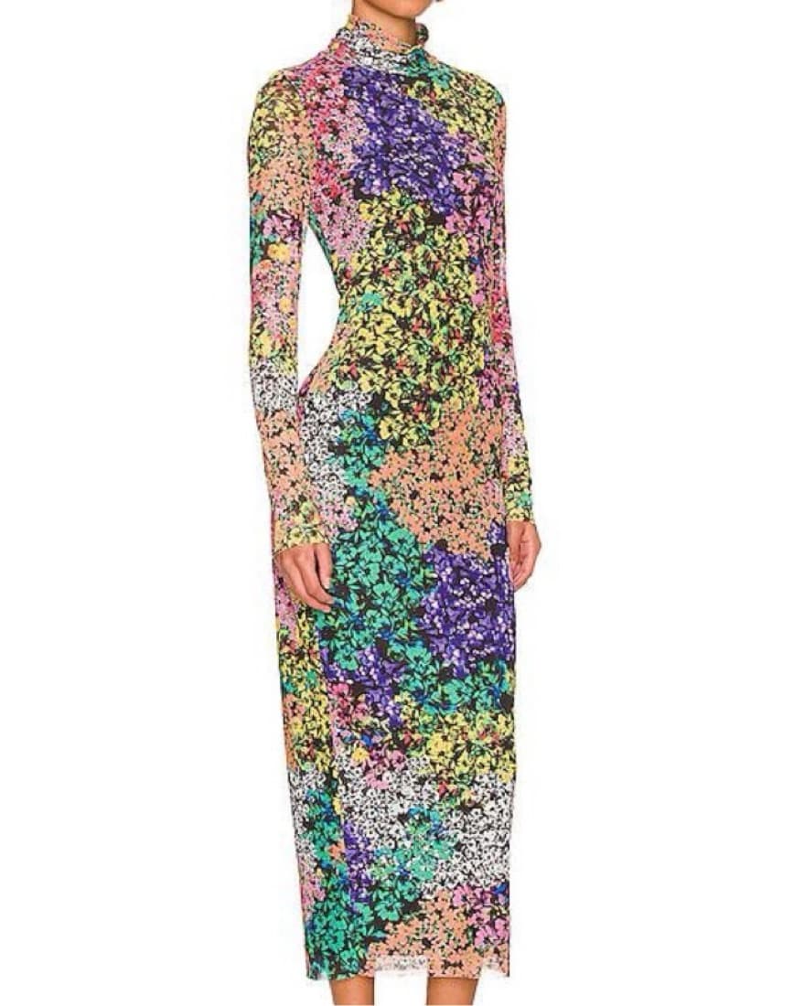 AFRM Laguna Mesh Dress - Image 1