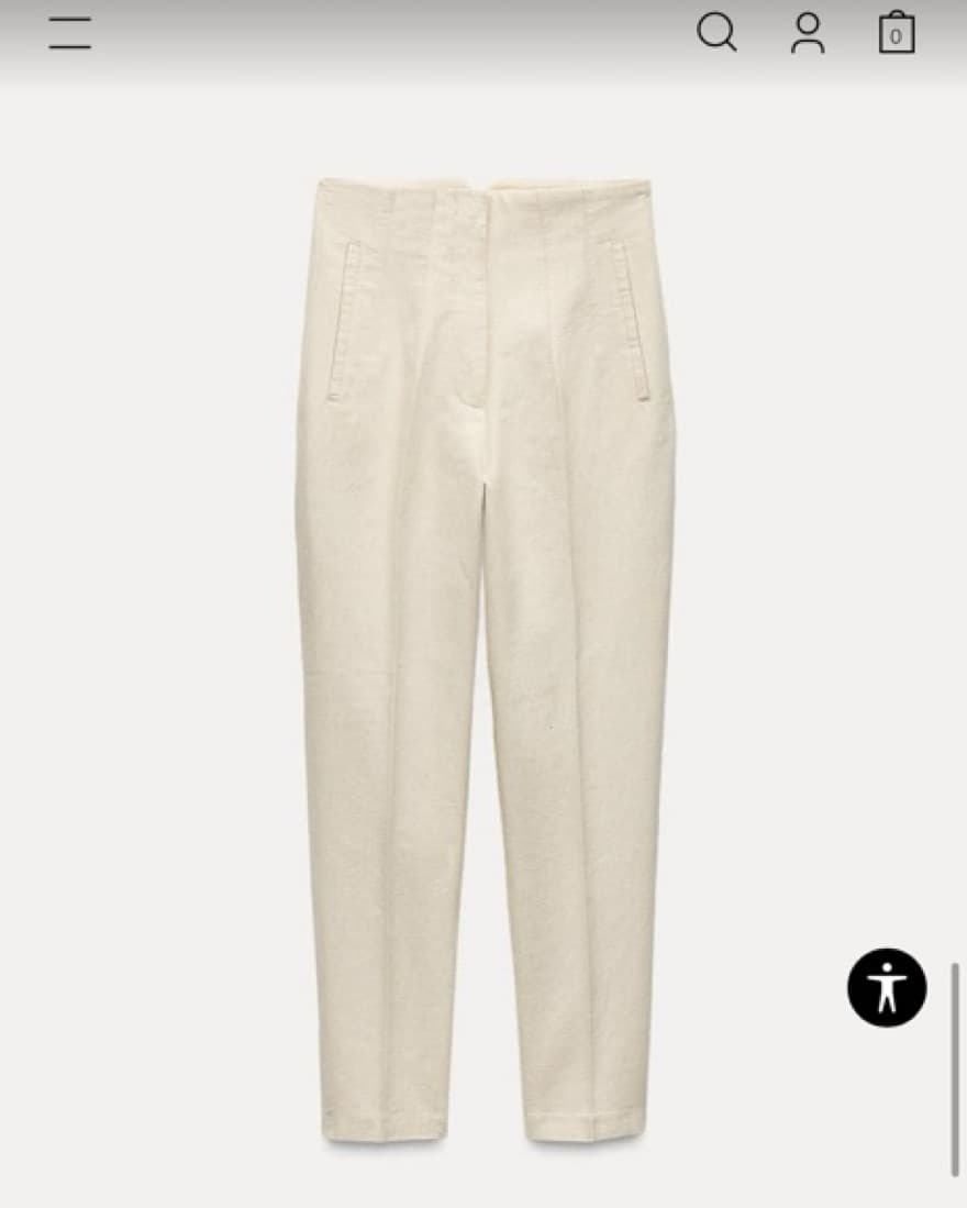 Neutral Tailored Petite Pants  - Image 4
