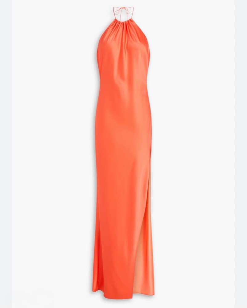 Alice & Olivia Zumi Halter Dress - Image 1
