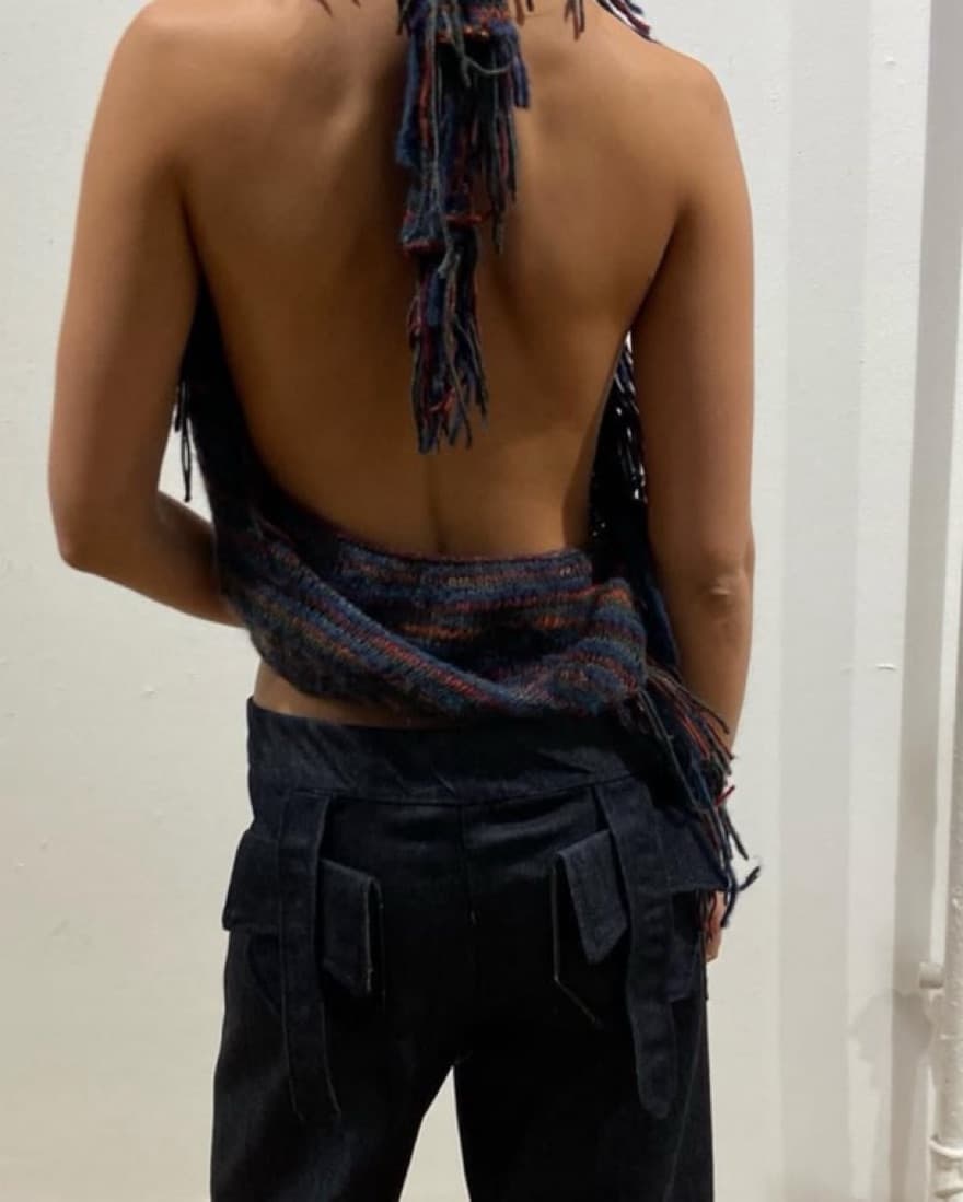 Fringe Halter Top  - Image 3