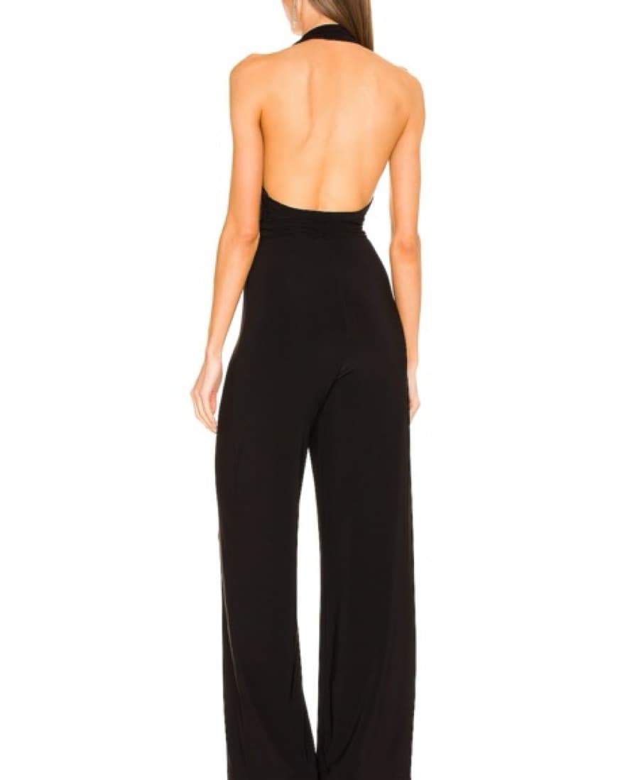 Norma Kamali Black Jumpsuit - Image 2