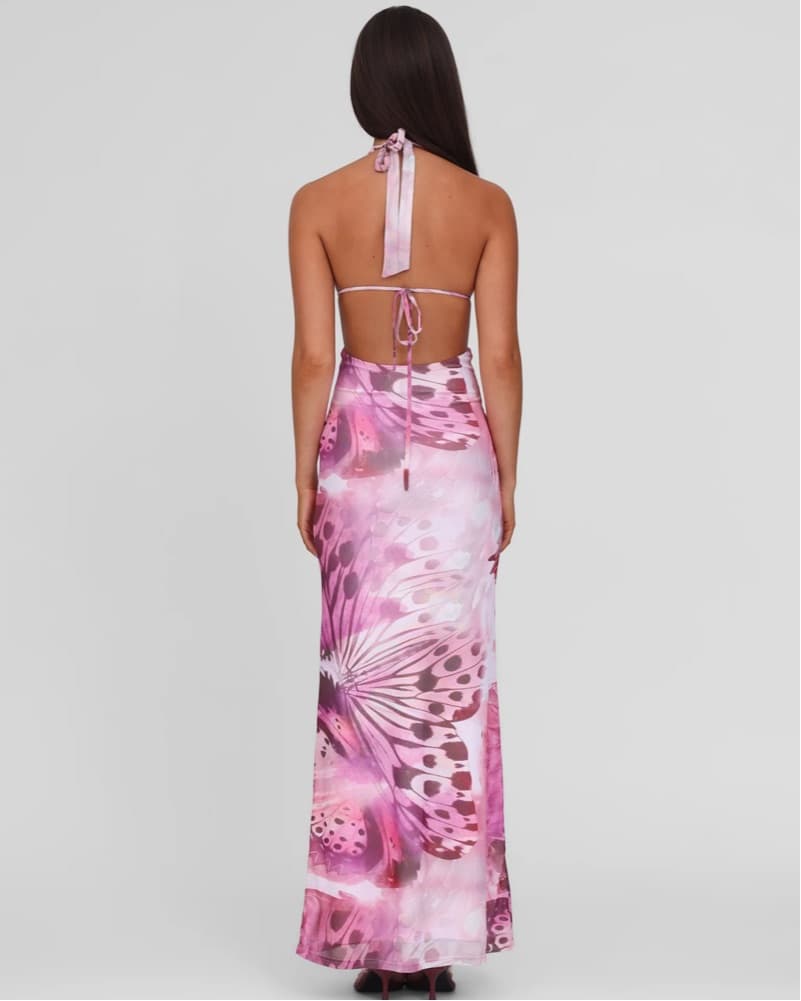 SOLEIL MAXI DRESS - Macro Butterfly - Image 5
