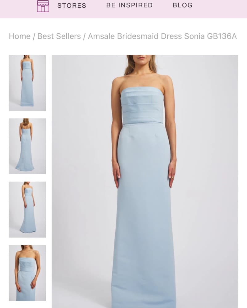 Mini Blue Dress - Image 5