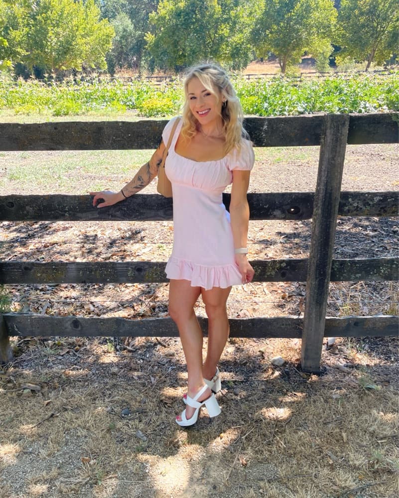 Pink Mini Sun Dress - Image 2