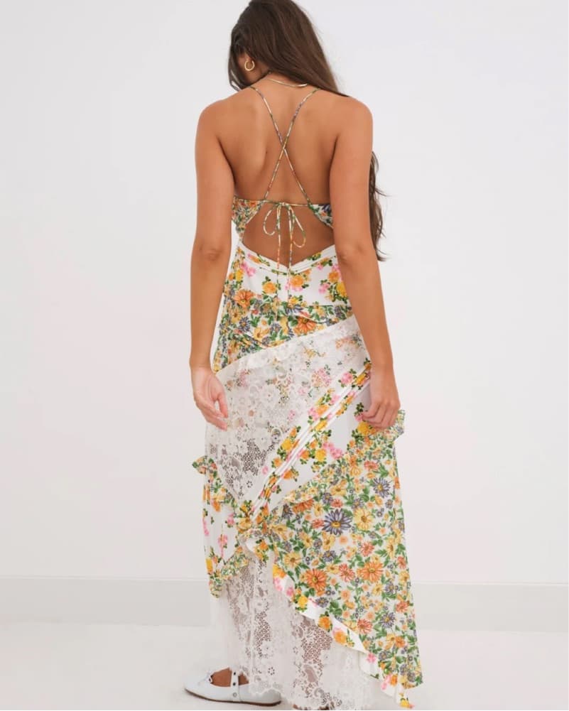 For Love & Lemons Rosalyn Maxi Dress - Image 2