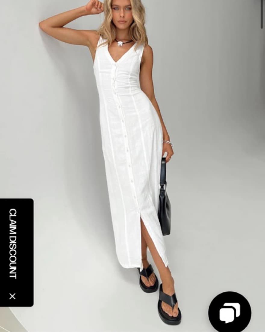 Summer Season Linen Dress - Image 4