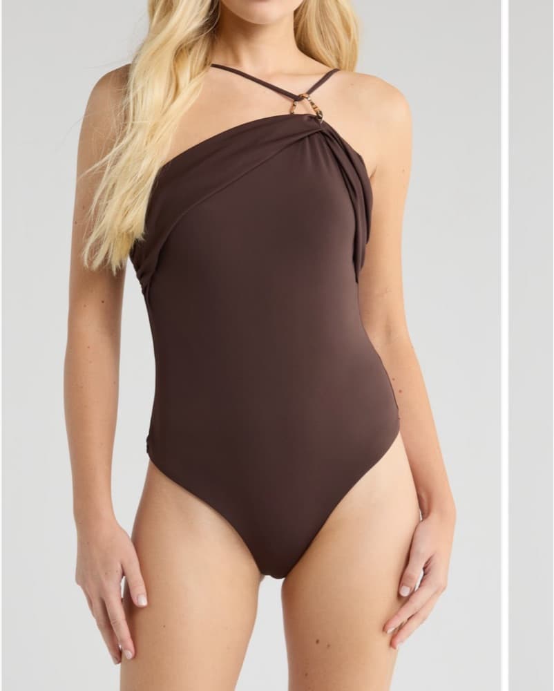 Mango Brown One Piece Gold Hardware - Image 2