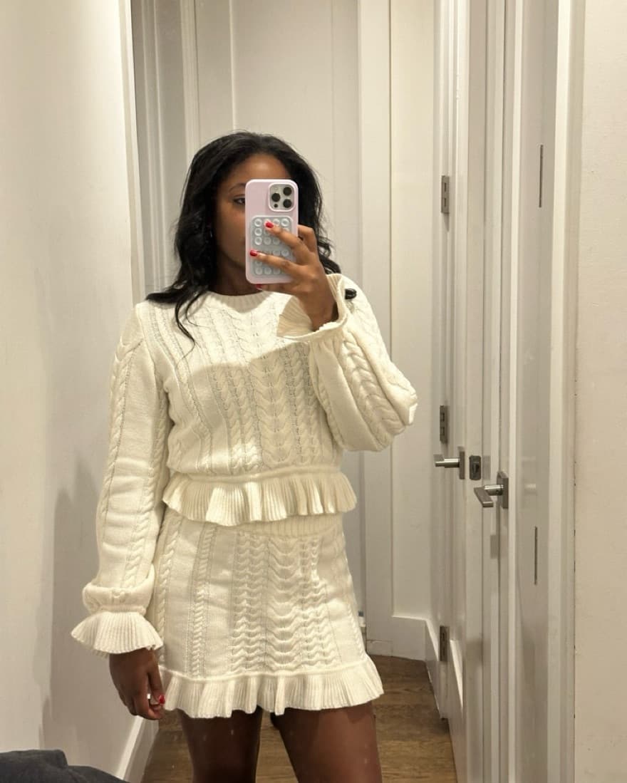 Ivory Show Me Your Mumu Sweater Set - Image 1