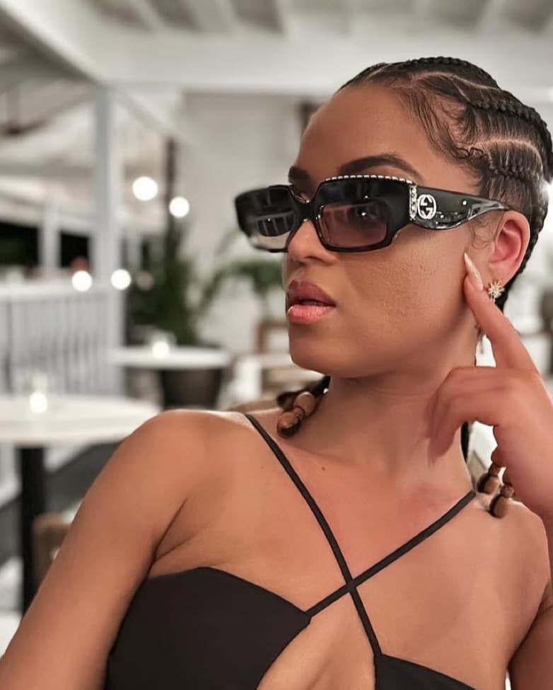 Crystal Rimmed Gucci Sunglasses - Image 1
