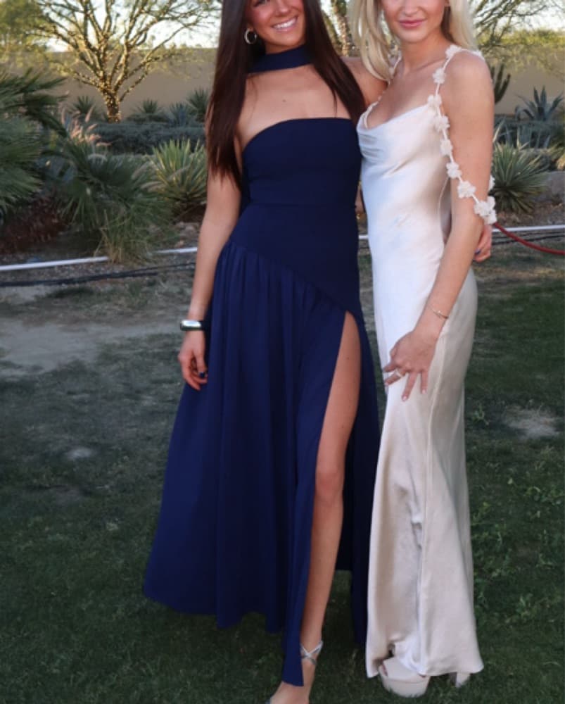 Babyboo Maliyah Maxi Dress- Navy - Image 4