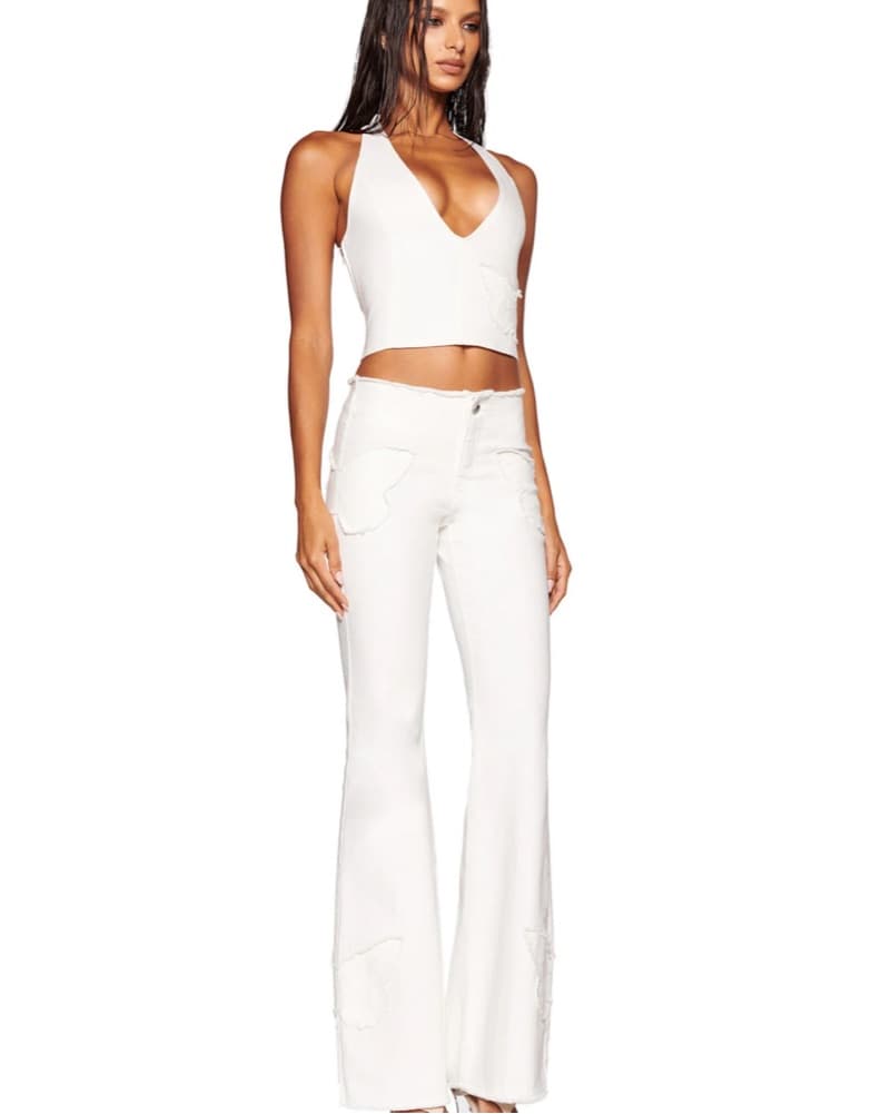 SAFFIYA White Denim Set - Image 2
