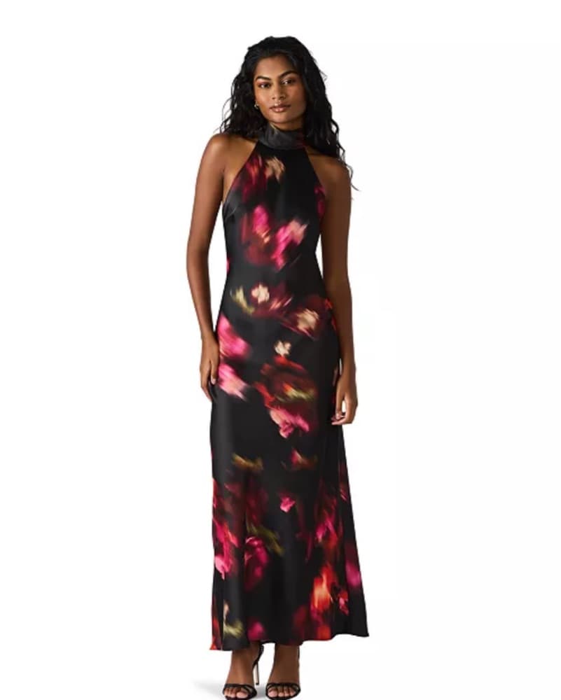 Vibrant Floral Maxi Dress - Image 1