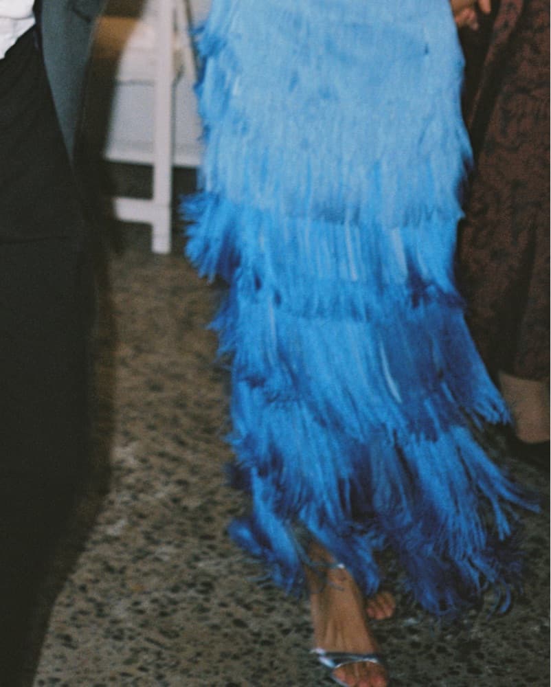 Significant Other Blue Fringe Maxi  - Image 2