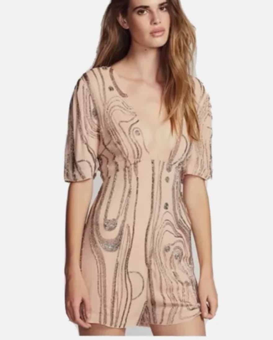 Free People Beaded Romper - Image 1
