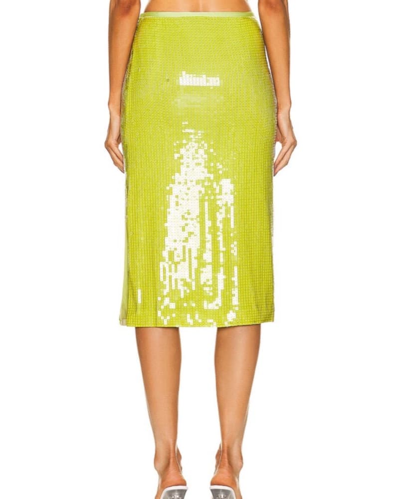 Helmut Lang Sequin Midi Skirt  - Image 4