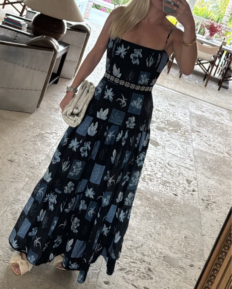 Navy Agua By Agua Bendita Dress - Image 1