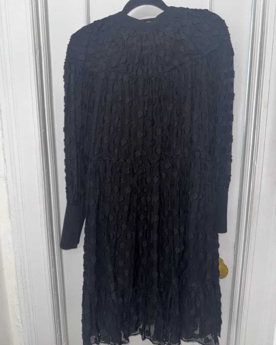 Proenza Schouler Black Textured Dress - Image 3