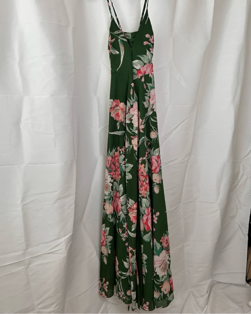 Lulus Floral Wrap Maxi Dress - Image 2