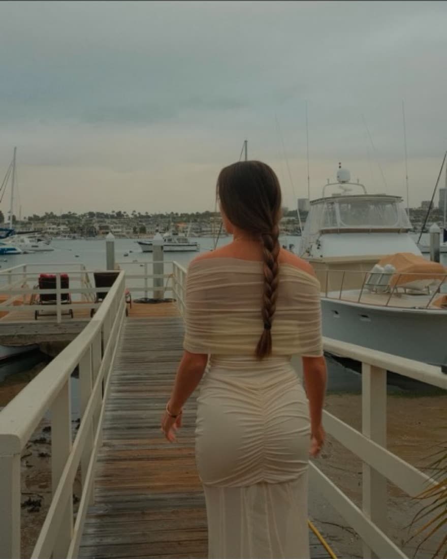 Meshki Caspian Ivory Dress - Image 2