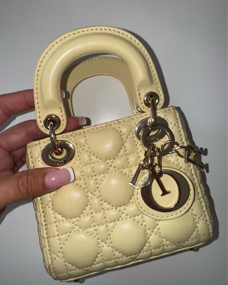 Dior Micro Bag - Butter Yellow - Image 1