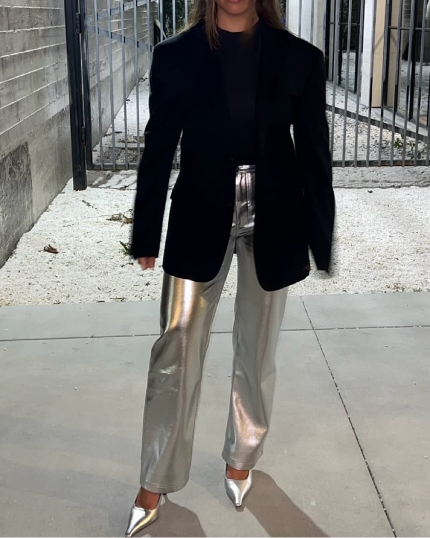 Abercrombie Metallic Pants - Image 2
