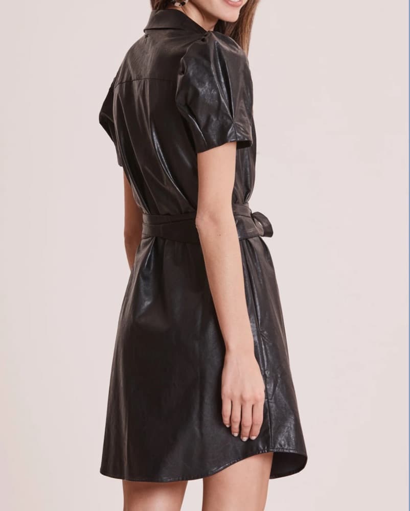 TYLER BOE VEGAN LEATHER DRESS  - Image 4